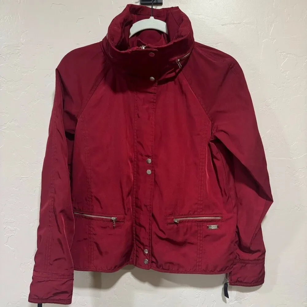 Abercrombie & Fitch Red Water Proof Jacket